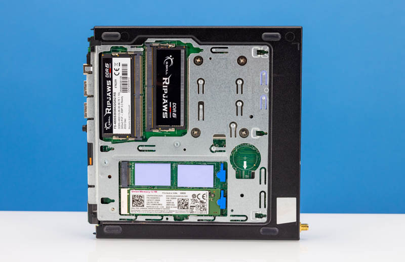 ServeTheHome's tweet photo. Our Lenovo ThinkCentre M80q Tiny Gen 3 review shows how this 35W Intel Core 1L PC performs and left us with a big lesson learned https://t.co/aPsZPVLj9m @Lenovo #TinyMiniMicro https://t.co/aJlwLBJQPT