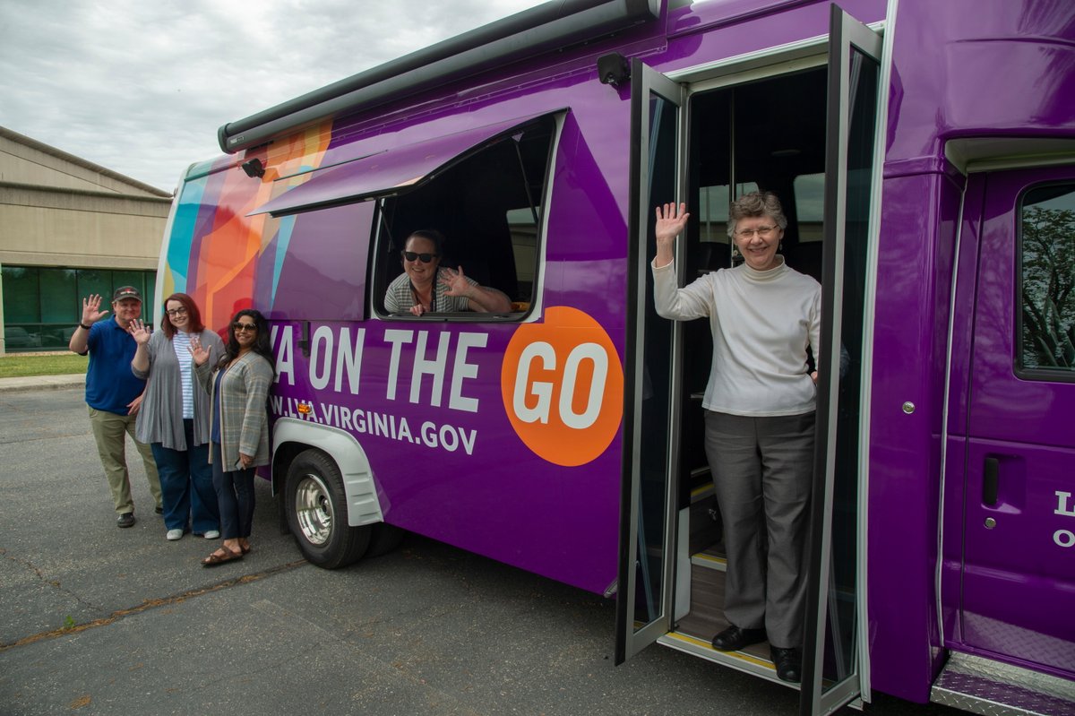 LibraryofVA's tweet image. The Library’s new custom-made “LVA On the Go” mobile programming vehicle is bringing some of our vast resources, staff expertise and programs to every corner of the commonwealth. Learn more: lva.virginia.gov/200 #LVAOntheGo #LVA200years #familyhistory #localhistory #genealogy