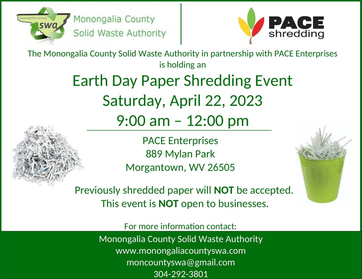 Check out this community service event! Great way to celebrate Earth Day🌱
iserve.wvu.edu/need/detail/?n…