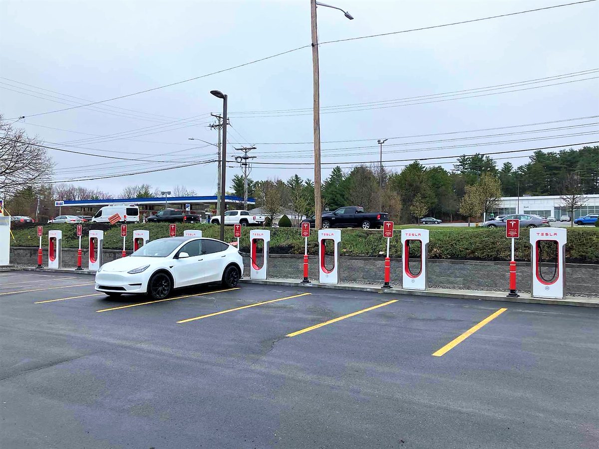 Tesla Charging on Twitter "New Tesla Supercharger Manchester, NH (8 stalls)