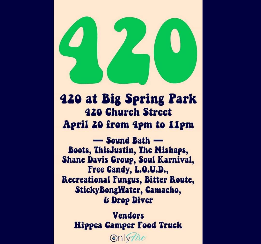 Come out and join us for 420 fest in Huntsville, AL. We play at 6!

#live #livemusic #huntsville #huntsvilleal #rocknroll #rock