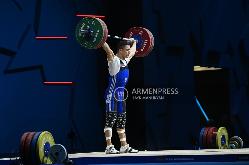 Gor Sahakyan became European Weightlifting Champion. #Armenia #EWC2023