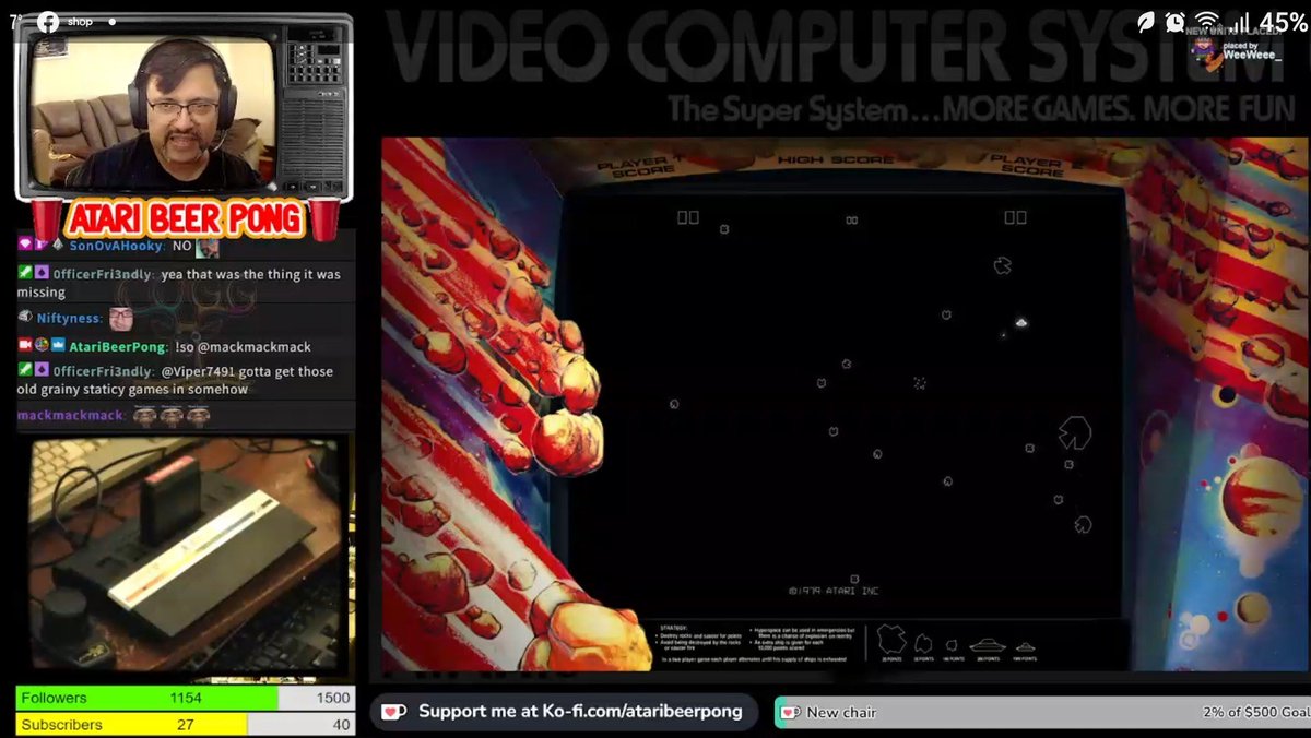 Lots of fun exploring rare games, and historical media from the #Atari50 Anniversary Celebration collection.

Thank you @doctorcdcs, matts_gamesroom, kortland12, and @BeardedSchu for the raids!

Raided out to @PurblindGamer!