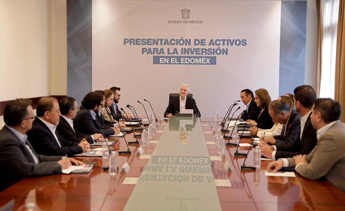 Con representantes de organizaciones empresariales platicamos sobre los Activos para la Inversión, los cuales ofrecen herramientas innovadoras para que los inversionistas conozcan las ventajas de invertir en el #Edoméx.