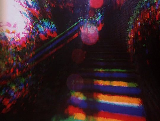 torsodapop's tweet photo. Herz’s hallucinatory mosaic of color saturated sibling rivalry MORGIANA (1972) maximizes gothic doubling with the dark morbidity of fairy tales &amp; fable’s animal symbology. Barred from displaying Grin’s themes of schizophrenia, low angle POV, music, &amp; visual coding blur identities https://t.co/FXAdVWcEWB
