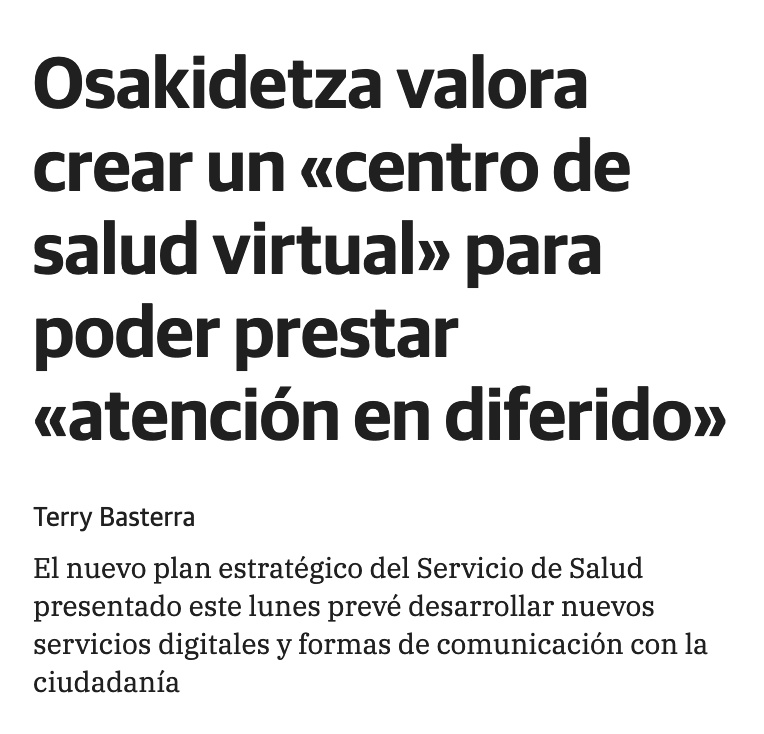 ImanolNietoCasa's tweet photo. El Gobierno Vasco nos avisa hoy que, si no lo remediamos, nos van a dar "atención en diferido". A la derecha le mola el concepto "en diferido", para justificar lo injustificable, como lo fue la indemnización de Barcenas, también "en diferido". #DerechaStyle https://t.co/X3LR0iF3OG