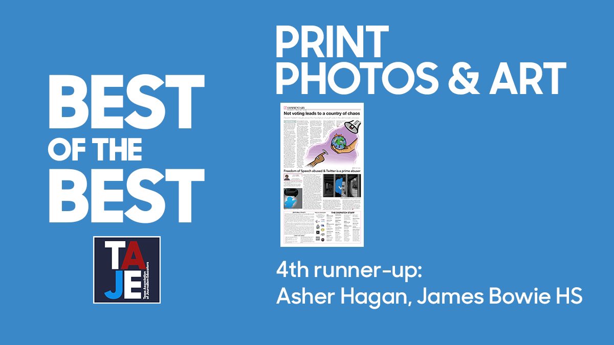 TxAJE's tweet photo. Congratulations to our Best of the Best runners-up in Print Photos and Art: https://t.co/RdEBiwq87U