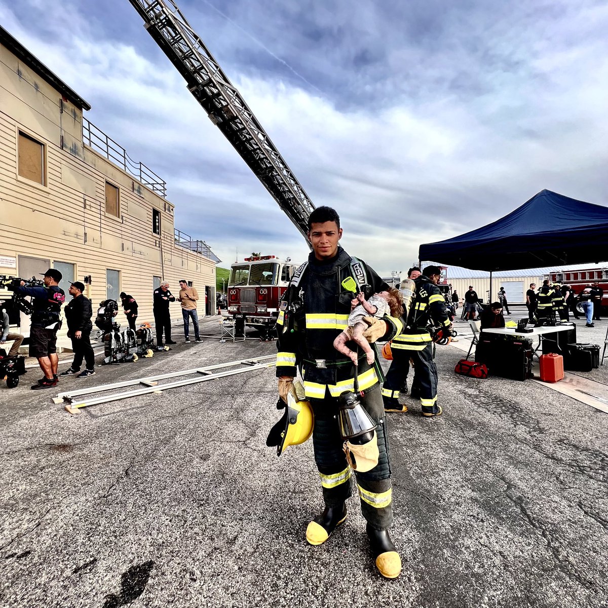 Catch recruit Novak tonight on <a href="/911onFOX/">9-1-1 on FOX</a>! #911onFOX <a href="/DramaClubFOX/">Drama Club FOX</a> <a href="/_911bts/">911bts</a> #fox #foxtv