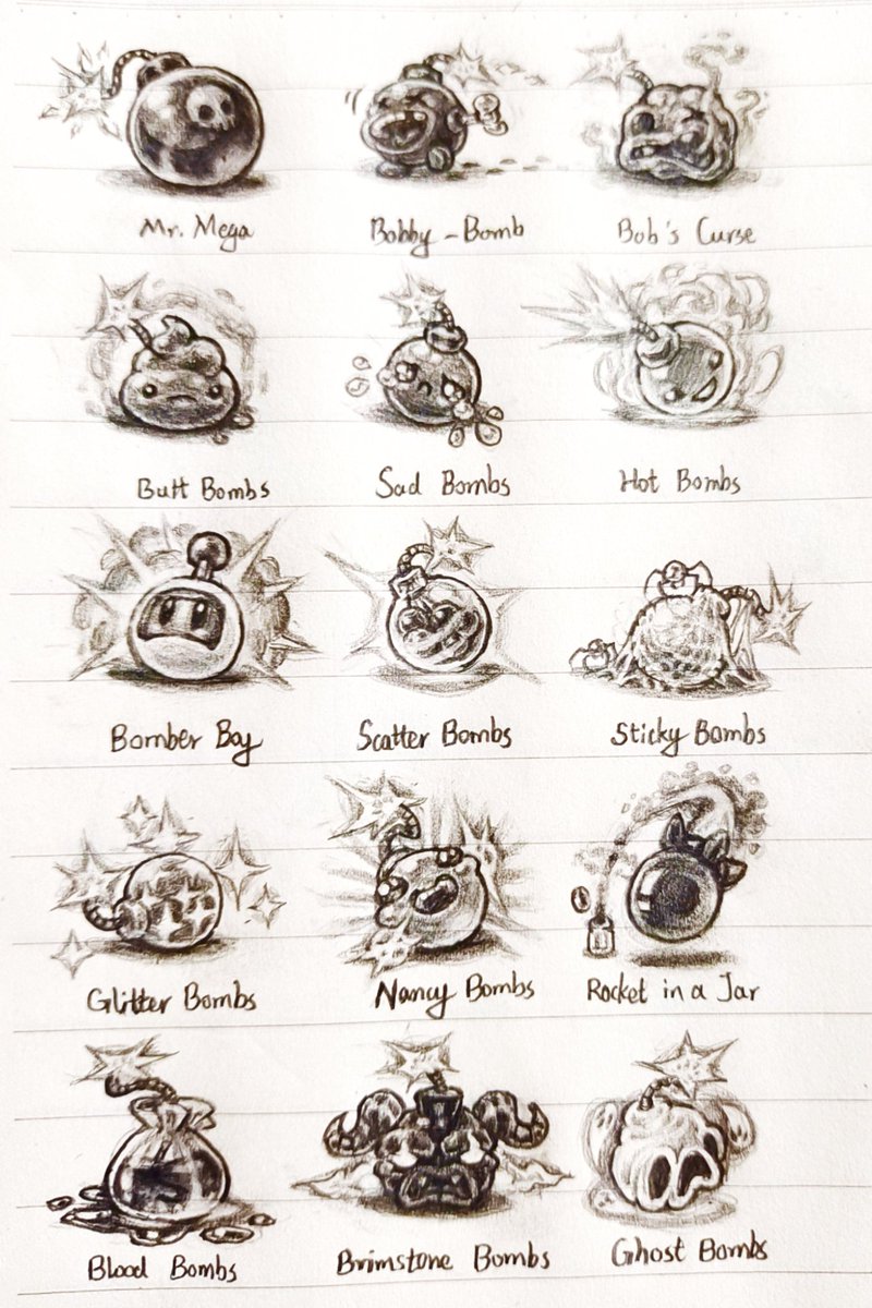 Lil_ghast's tweet photo. (ノ=Д=)ノ~💣

#tboi https://t.co/k4F3ZM49AI