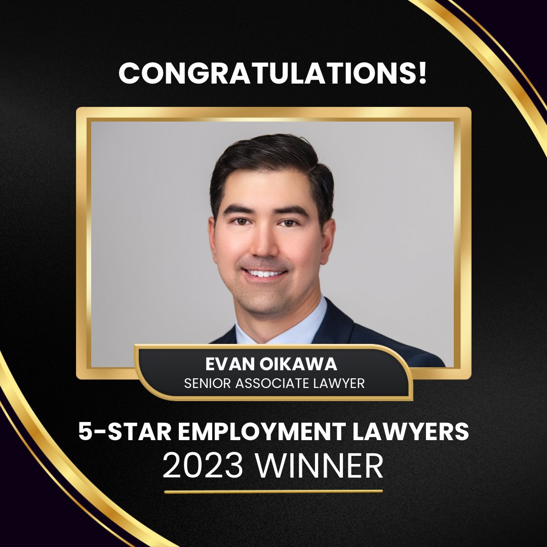 OsujiandSmith's tweet photo. 👏🏻 So proud to share that Osuji & Smith along with 3 of our lawyers won HR Reporter’s Best Employment Lawyers and 5-Star Employment Lawyers awards!
HUGE congratulations to:
- Charles Osuji
- Amanda Ovaici
- Evan Oikawa
#hrreporter #bestlawyer #employmentlaw #employmentlawyers https://t.co/oTobgKNiAv
