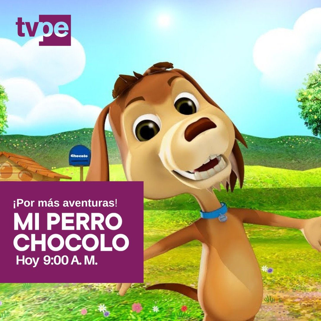 tvperupe's tweet photo. ¡El #PerroChocolo está listo para la diversión! 🐶🥳
Sigue las aventuras del perrito más alegre de la televisión junto a sus inseparables amigos.
#LaSeñalQueNosUne https://t.co/j2Tk7FXtvY
