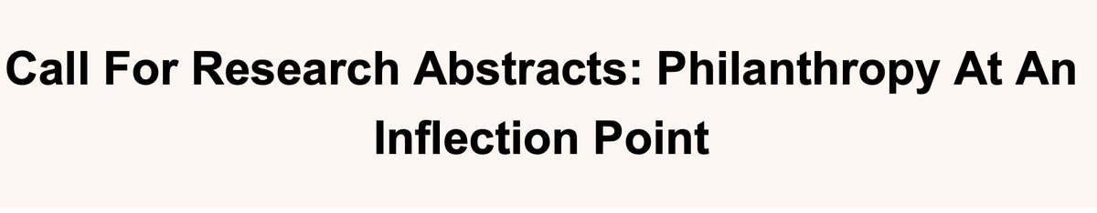 @capsi_africa receiving abstracts & research papers from academics & researchers for 2nd #AfricanPhilanthropyAcademicConference in Dakar from 31 July-1 August 2023. Submission deadline: 26 May 2023. Details available here bit.ly/3yM2EAk.