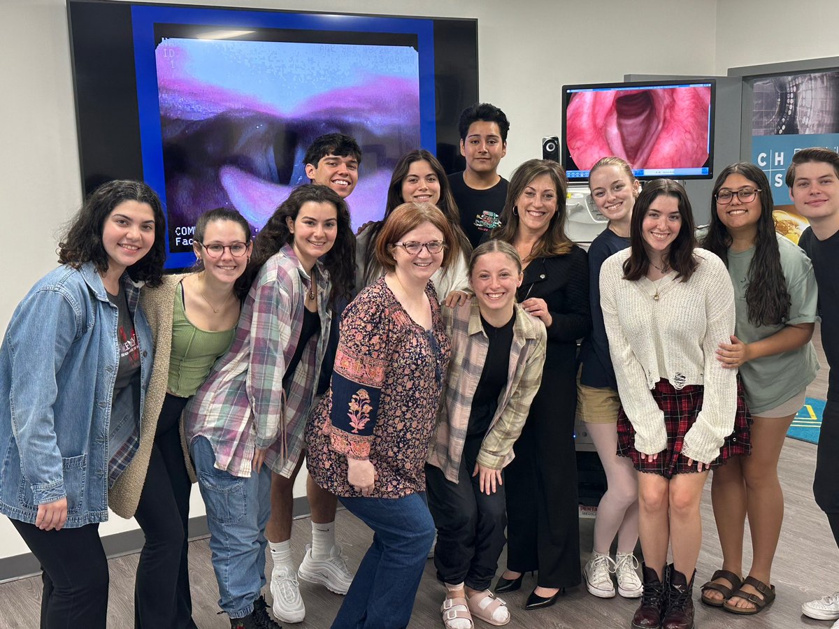Celebrating a 20+ YEAR tradition training college vocalist how to care for their instrument with our annual Vocal Health and laryngeal exam program <a href="/ucfchps/">UCFCHPS</a> <a href="/ucfcah/">UCF College of Arts & Humanities</a> 
#WorldVoiceDay #FellowshipoftheLarynx

We had a great time with the first year MT students ⬇️
