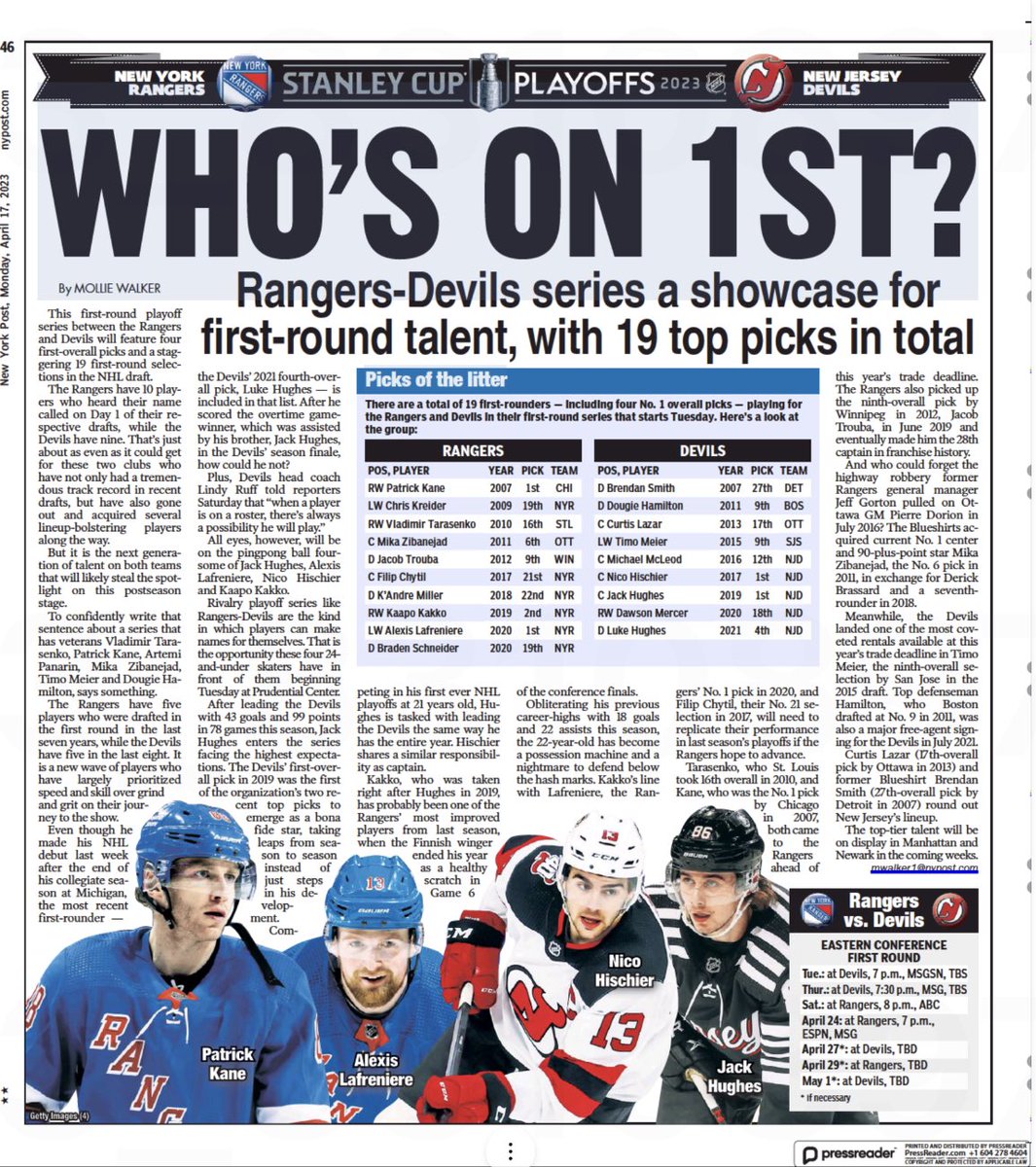 Mollie Walker on Twitter "Lots of local hockey coverage in today’s