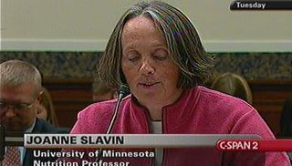 DietHeartNews's tweet image. Meeting 1 of the 2010 Dietary Guidelines Advisory Committee, Dr Joanne Slavin defended the use of HFCS by saying “a calorie is a calorie is a calorie...” Guess who provides her University of Minnesota nutrition department with major financial support?