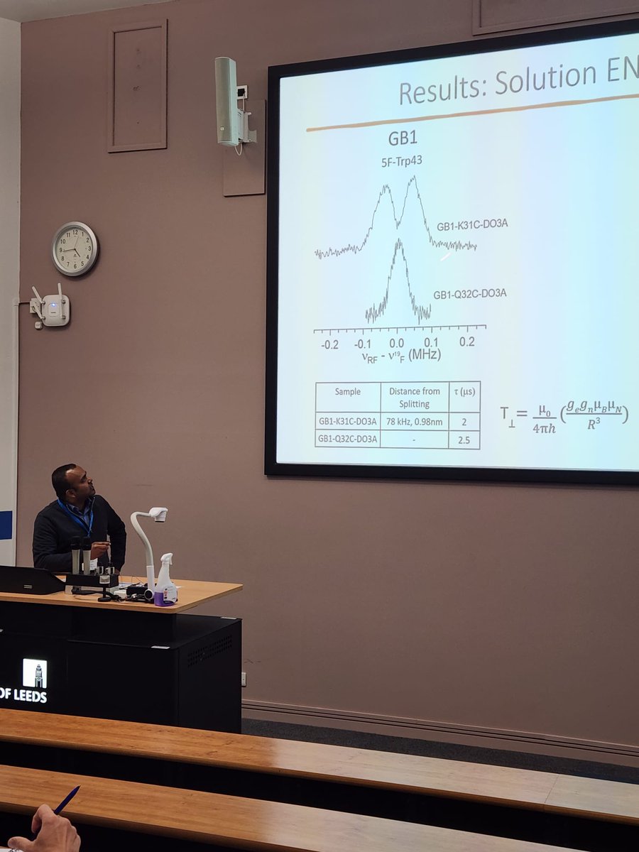 The Goldfarb EPR Group (@goldfarblab) on Twitter photo Great 56th RSC EPR conference in Leeds organized by <a href="/PliotasGroup/">Pliotas Group</a>. Yasmin <a href="/YasminBenIshay/">Yasmin Ben-Ishay</a> won the IES poster award for her in-cell EPR work. Very well deserved🥳 Manas <a href="/manasseal/">Manas Seal</a> gave an oral contribution on in-cell ENDOR and Maria <a href="/MariaOranges/">Maria Oranges</a> presented her poster on HSP90 Great 56th RSC EPR conference in Leeds organized by <a href="/PliotasGroup/">Pliotas Group</a>. Yasmin <a href="/YasminBenIshay/">Yasmin Ben-Ishay</a> won the IES poster award for her in-cell EPR work. Very well deserved🥳 Manas <a href="/manasseal/">Manas Seal</a> gave an oral contribution on in-cell ENDOR and Maria <a href="/MariaOranges/">Maria Oranges</a> presented her poster on HSP90