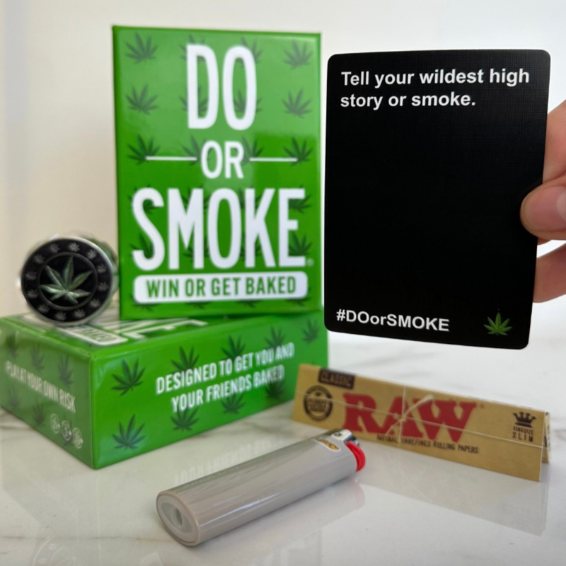 doordrink's tweet photo. Get this new card game on Amazon &amp; see which one of your friends tap out first 🍃

https://t.co/UKViogFfrL