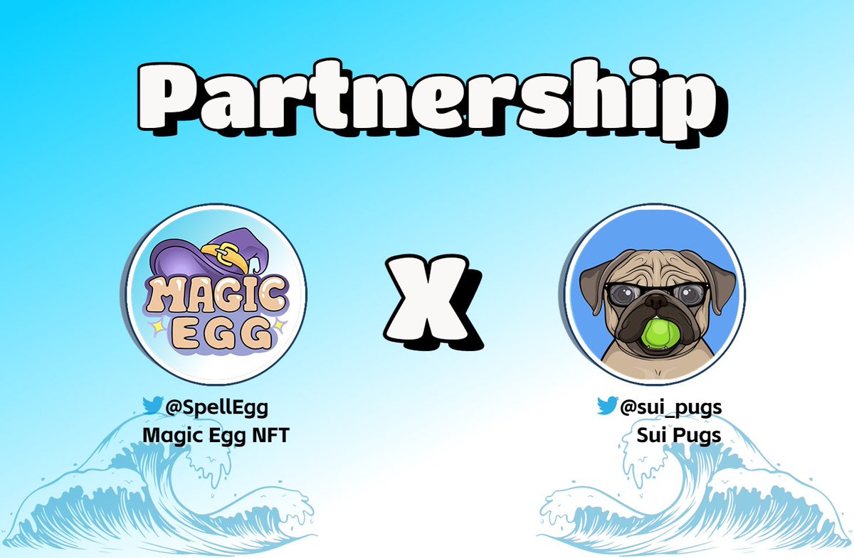 🥚Magic Egg✖️Sui Pugs🌊

Giving Away:
🎁 10 x WL <a href="/SpellEgg/">Magic Egg NFT(🥚,💧) | MINT IS LIVE</a>
🎁 10 x WL @sui_pugs
 
✅To enter:
1️⃣Follow <a href="/SpellEgg/">Magic Egg NFT(🥚,💧) | MINT IS LIVE</a> &amp; @sui_pugs
2️⃣Like &amp; RT 
3️⃣Tag 3 Friends

⏰48 Hours

#NFTGiveaway  #NFTCommunity  #NFT  #suinetwork #magicegg