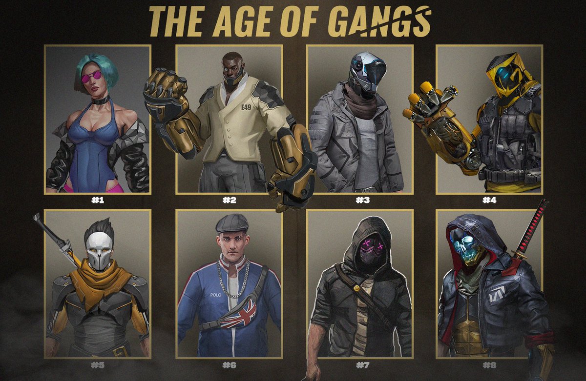 🔝We want to know in person all the most dedicated members of our community.

Let's see how familiar you are with TAOG's in-game heroes!

Name 8️⃣ gangsters in comments 👇 [ double check here @theageofgangs]