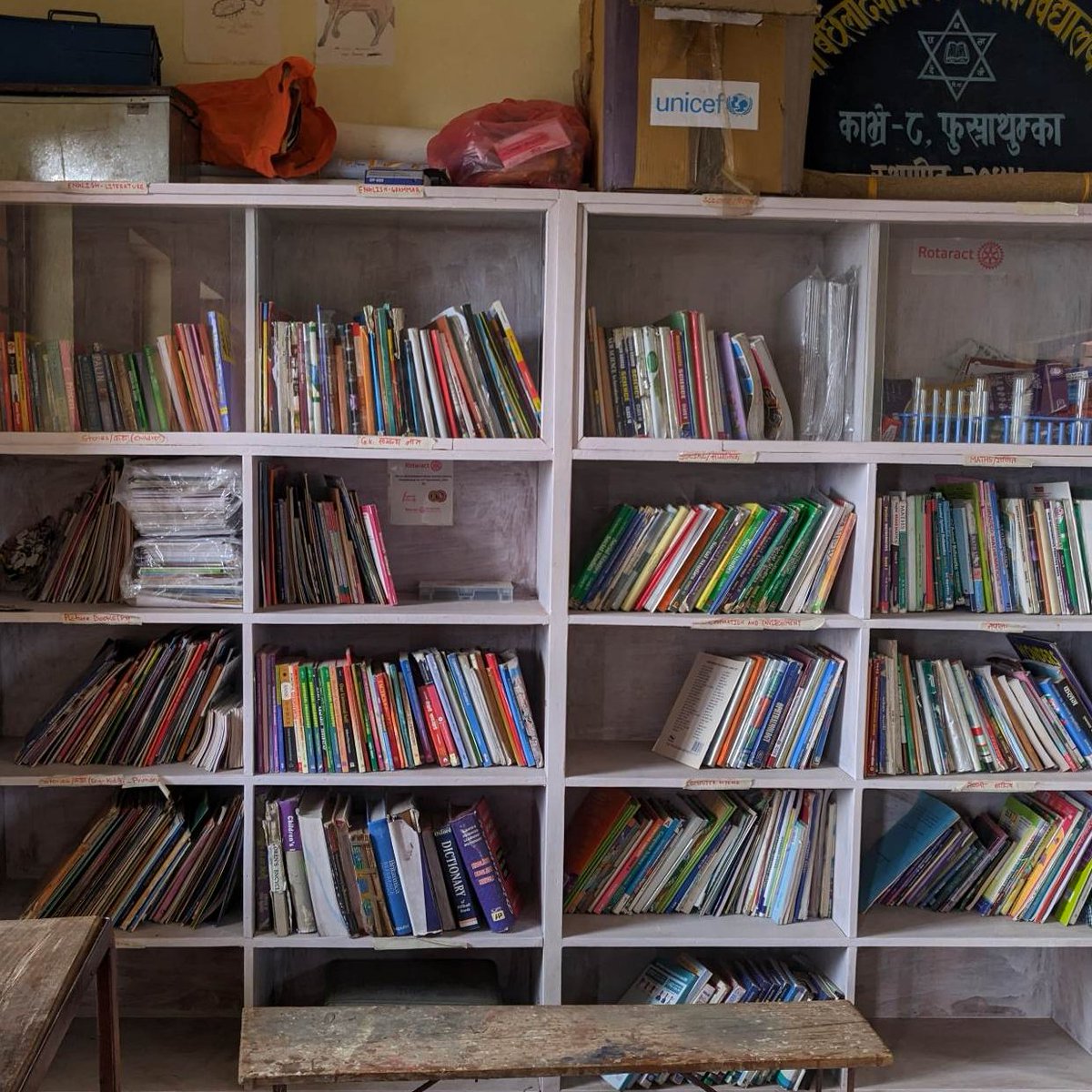 rackathmandu's tweet photo. Rotaract Club of Kathmandu completed 'Project Sikshya' at Bachhaladevi Secondary School, Kavre. 3 computers were distributed and extended library  using funds from our 'Tea for a Cause' fundraiser. Thank you for your contributions! 
#RotaractWeek 
#CommunityService
#Rotary https://t.co/gg86gWlUSb