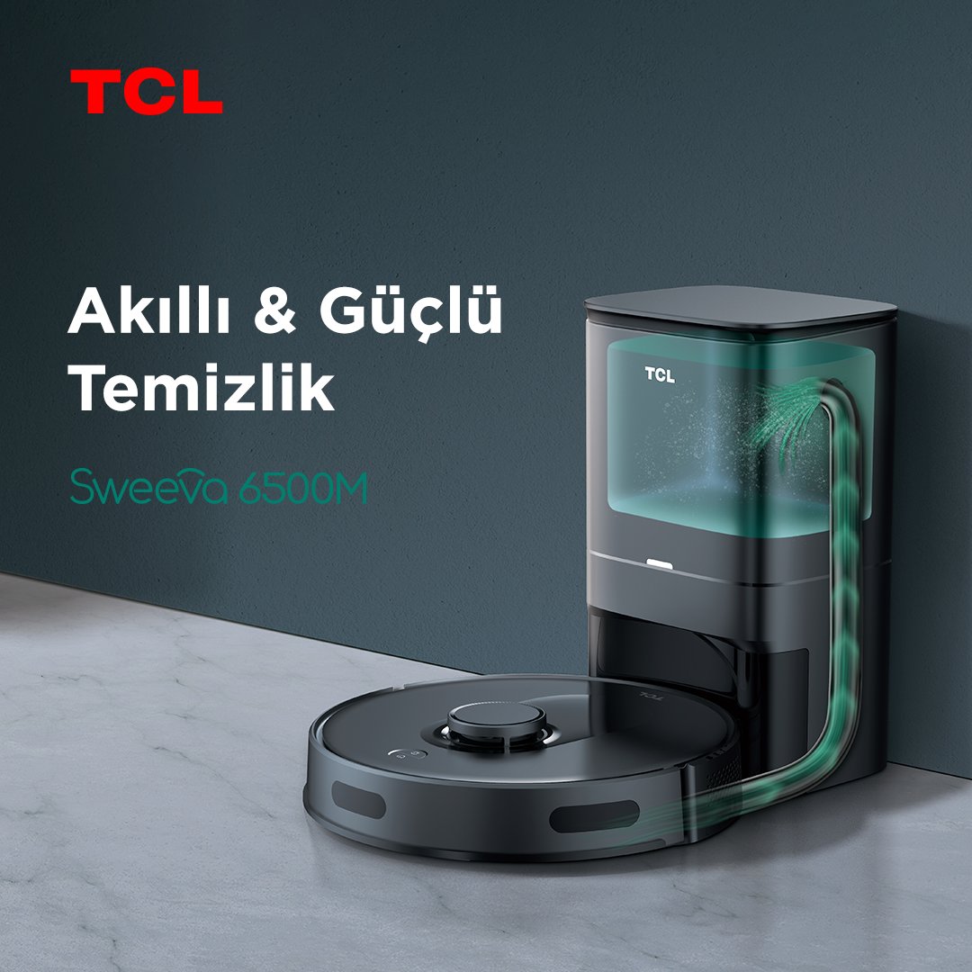 Bilkom's tweet image. Paspas özelliğine sahip TCL Sweeva 6500M&apos;i Alexa ve Google Assistant üzerinden kontrol edip, komut verebilirsiniz. ​

#TCL #Sweeva6500M #RobotSüpürge #BilkomGüvencesiyle #Bilkom