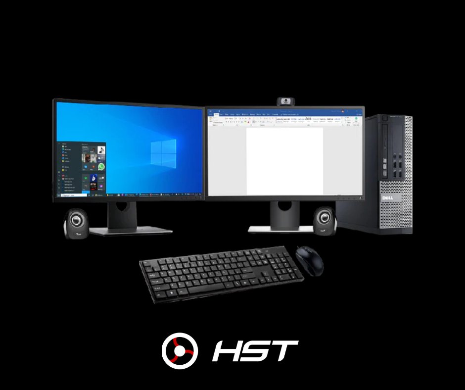 One of our best-selling #DesktopPCs, the Dell Optiplex 790 Intel I7-2600S 2.8GHZ PC Monitor Bundle has plenty to offer.

From a dual screen set up, to webcams, a keyboard, mouse and #PC included, this #Desktop bundle is ideal for #Office, #WFH or #School.

hst.co.uk/products/dell-…