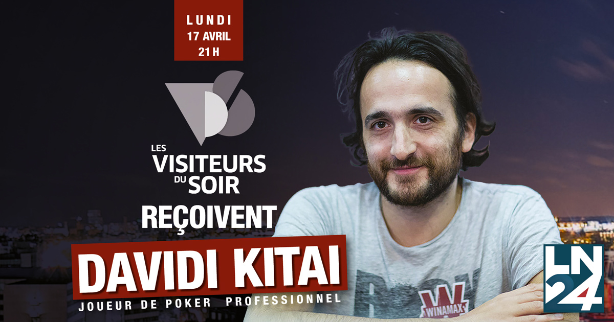 LesNews24's tweet photo. Ce soir, ne manquez pas le joueur de poker belge @KitBul  dès 21H dans Les Visiteurs du Soir sur LN24 https://t.co/NUZktmK7tv