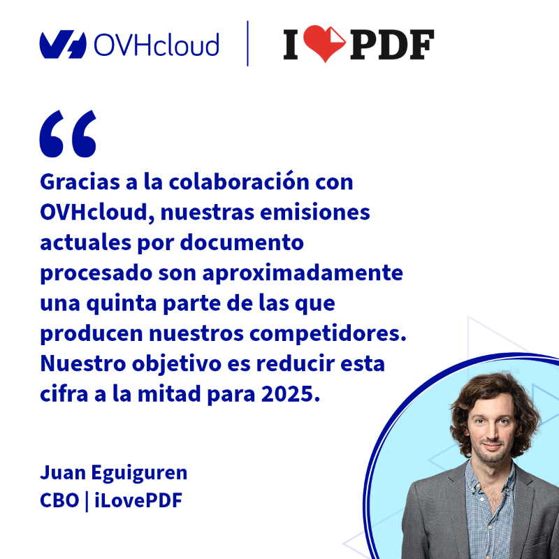 OVHcloud_ES's tweet photo. ⭐ Durante la feria #Documation de París, ha sido un placer participar en la ponencia sobre la #sostenibilidad junto a @ilovepdf_com, nuestro partner dentro del ecosistema #OpenTrustedCloud. ☁️
🚀 Gracias por la invitación, y una vez más ¡por confiar en nuestras soluciones!