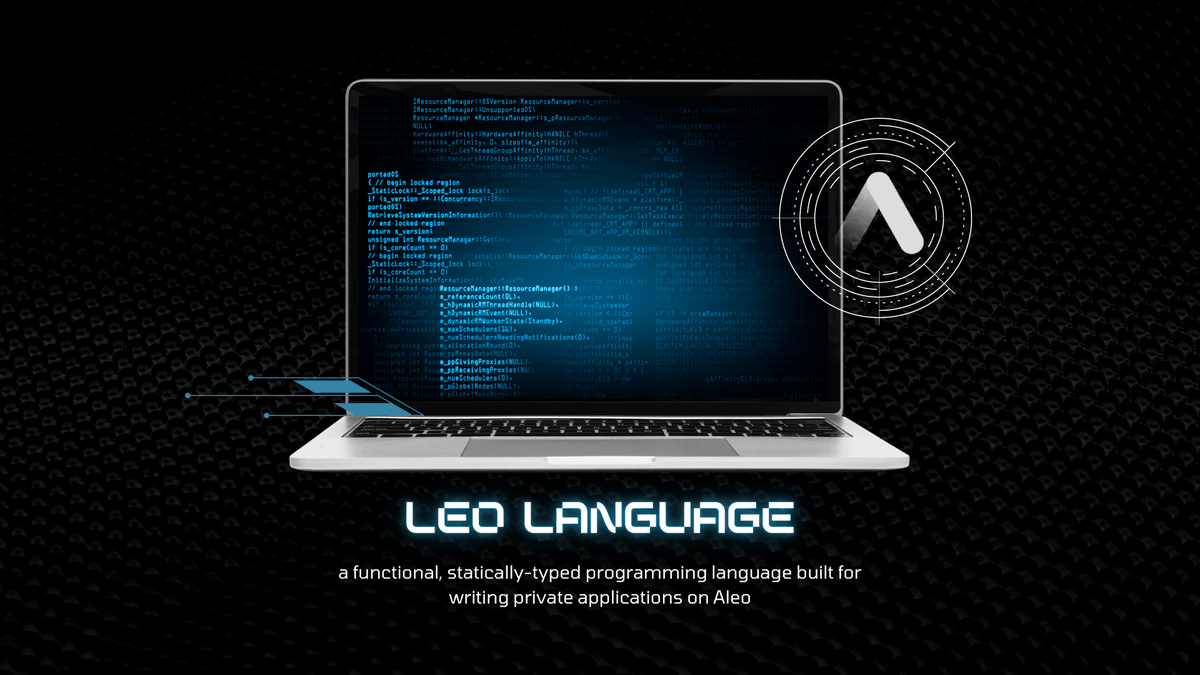 vizimnokh's tweet image. Ready to simplify your crypto projects?

🌬️Meet @AleoHQ&apos;s Leo - the programming language that makes zero knowledge proofs a breeze

Here&apos;s why it&apos;s the best choice👇

#leolanguage