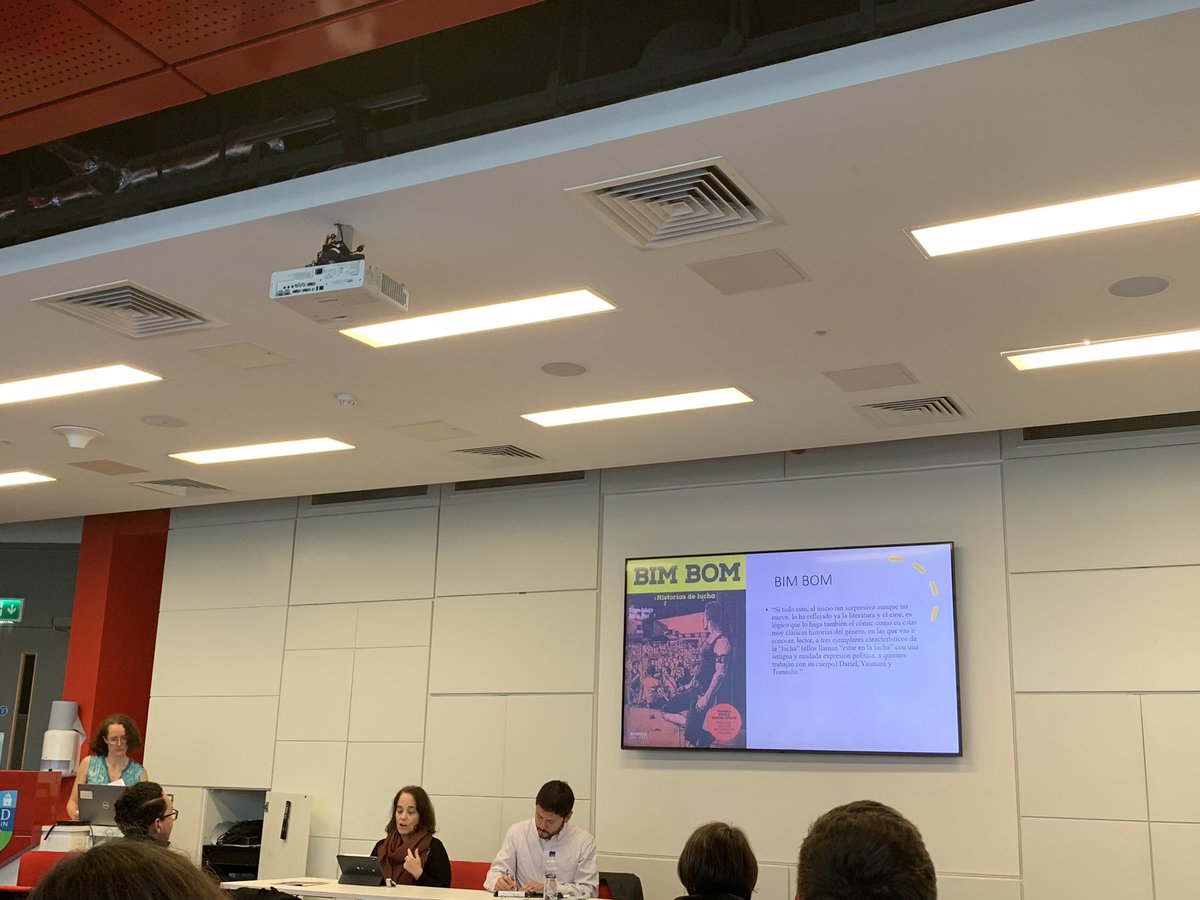 Ángela Dorado Otero <a href="/ModLangQMUL/">QMUL ModernLanguages</a> nos habla de “Bim Bom” en el congreso anual de la Asociación de Hispanistas de Gran Bretaña e Irlanda #comics #NovelaGráfica #heterotopías #Cuba