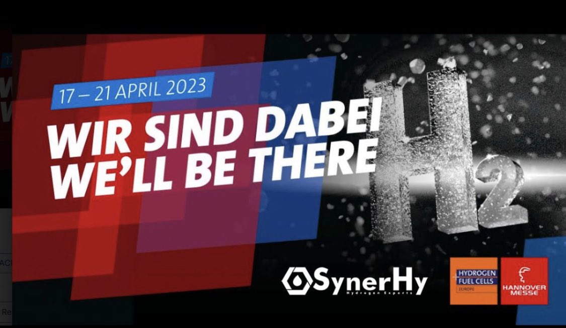 pempotrend's tweet photo. Please send us a DM (info@synerhy.com or Juan Palencia j.palencia@synerhy.com) if you would like to schedule an appointment with SynerHy.
#Hannovermesse #tradefair #hydrogenenergy #innovation #sustainability #HM23 #SynerHy #Europe https://t.co/WnVQaufKLe