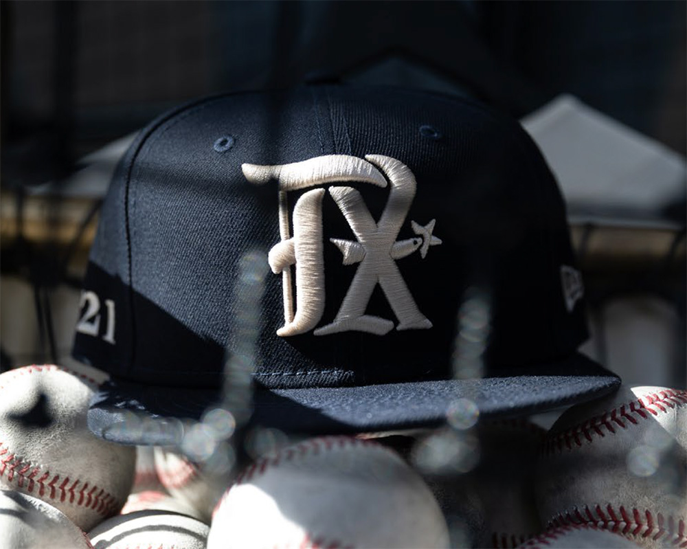Chris Creamer on Twitter "The gothic style of the "TX" cap is a reference to the Dallas Eagles