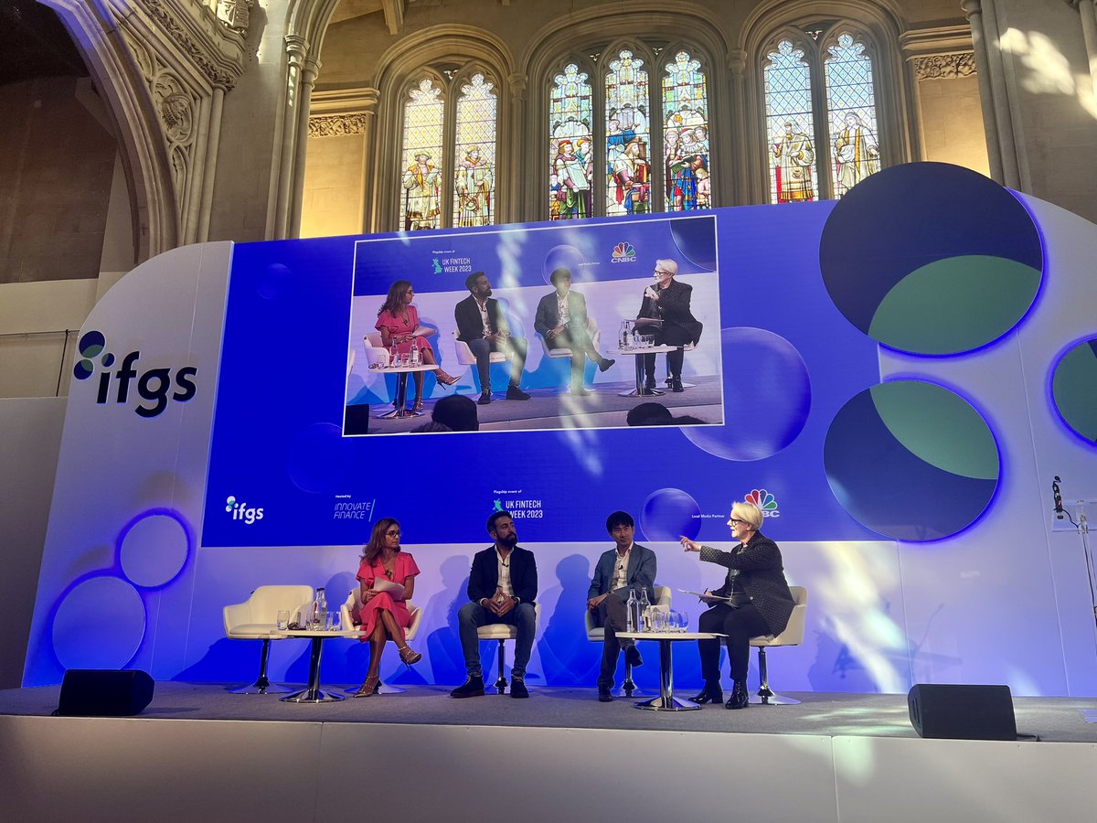 “Let’s talk about tech, Baby”: fascinating #IFGS2023 panel looking at emerging trends shaping #FinancialServices. What would the panelists place their bets on?
1/#blockchain 2/#Web3 &amp; its role in #DigitalID 3/#AI