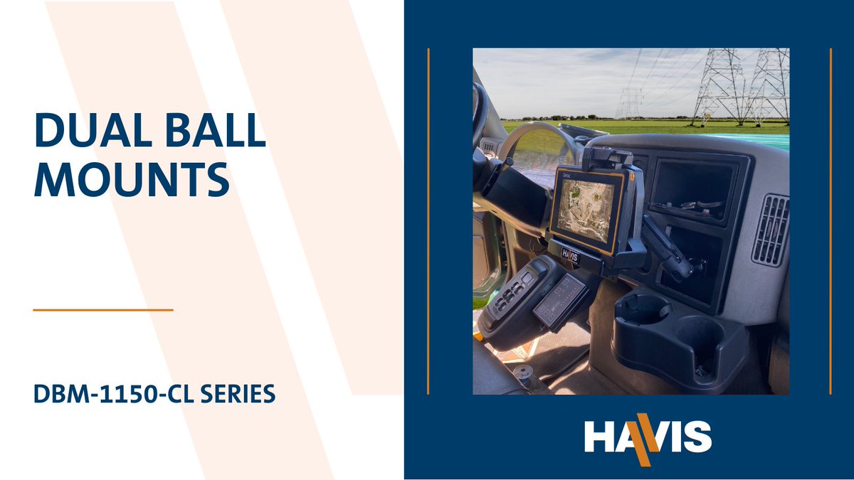 Check out Havis's Dual Ball Mounts (DBM-1150-CL Series)! Our mounts feature a durable, rugged design with 1.50' clamp-style long housing that attaches to any flat surface. 

#havisequipped #havisrugged #havismusthaves #americanmade #Rugged #mounting #mountingsolution #dualball