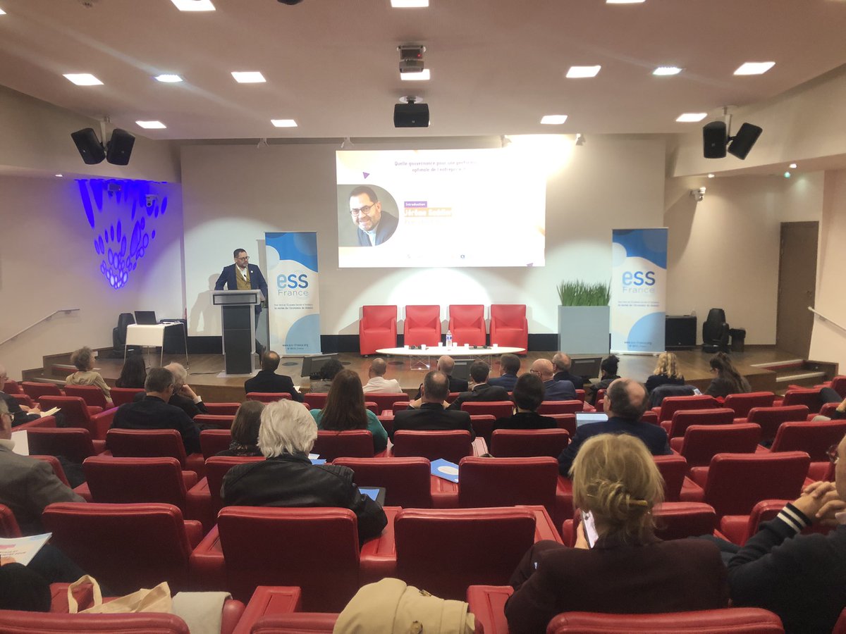 🟣 LIVE • Introduction de <a href="/jsaddierESS/">Jerome Saddier</a> , Président d’ESS France : « la gouvernance, nous la considérons comme un moyen mais également comme une fin en soit ! »