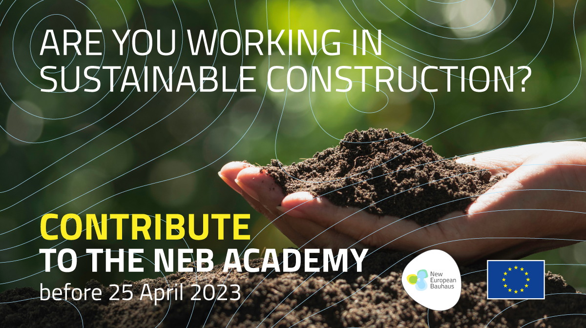 #skills #training #NewEuropeanBauhaus #Baukultur

Startschuss zur #NEBAcademy 👇🏼

Aufgepasst. Der Call richtet sich an alle Bildungseinrichtungen im Bereich des nachhaltigen Bauens

📍 Info Session morgen 18. April 16-17 Uhr

new-european-bauhaus.europa.eu/system/files/2…