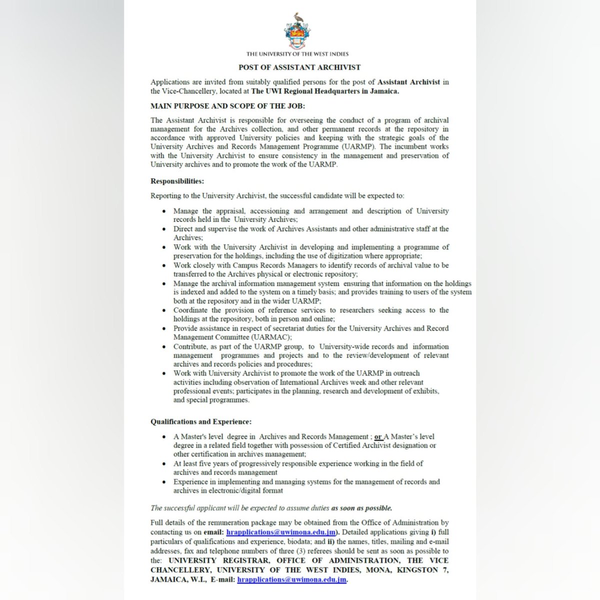 UWI Museum tweet media