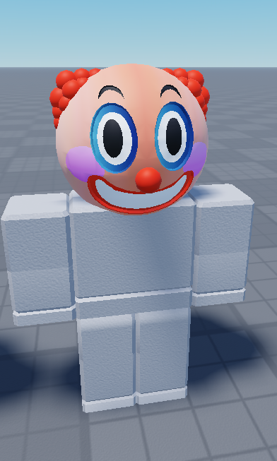 DevGalactus's tweet photo. I made UGC 3D emoji clown🤡🤡
Made by @DevGalactus (qwertik3000 - roblox name)
(Roblox pls approve my UGC application 🤡🤡 :З)
#RobloxUGC #RobloxDev #blender3D https://t.co/YcDbKO9biO