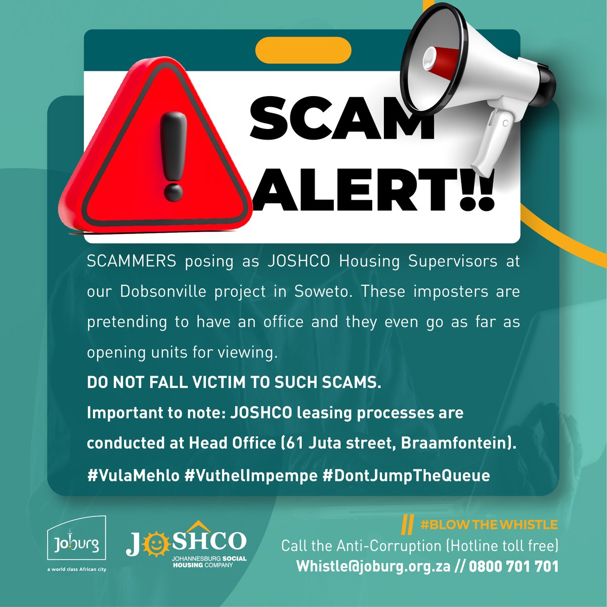 myjoshco's tweet photo. DO NOT FALL VICTIM TO SUCH SCAMS!!⚠️⚠️
#BlowTheWhistle #VuthelImpempe #VulaMehlo #DontJumpTheQueue
@CityofJoburgZA @CoJDoHS @GP_DHS https://t.co/oIWSVjHn3L