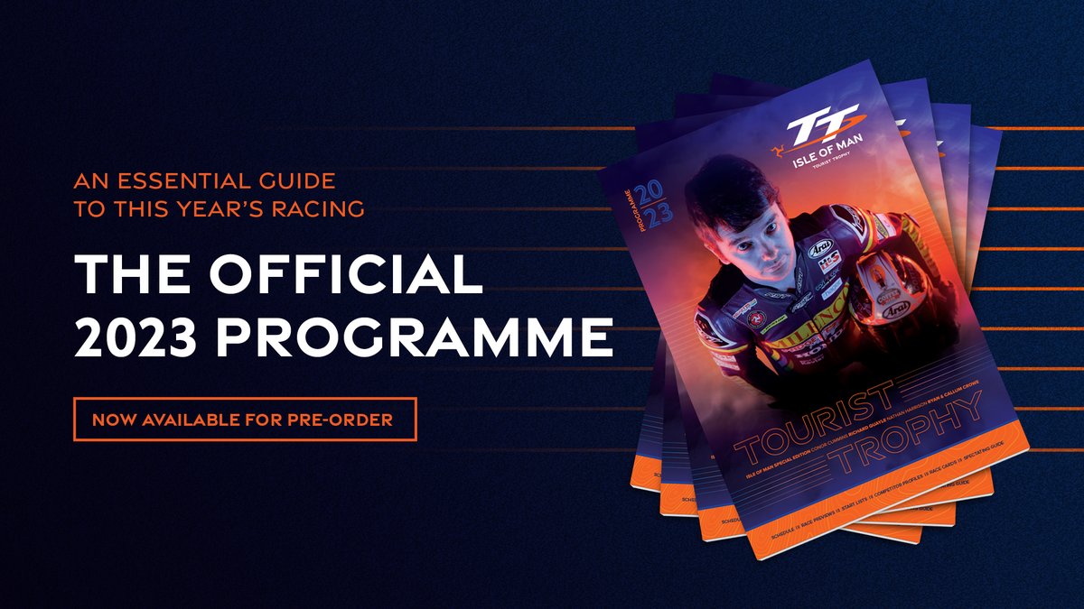 ttracesofficial's tweet image. OFFICIAL 2023 TT PROGRAMME - NOW AVAILABLE FOR PRE-ORDER

The Official #TT2023 Programme is now available to pre-order from the brand new TT Store 

🔗 bit.ly/41AP2UH