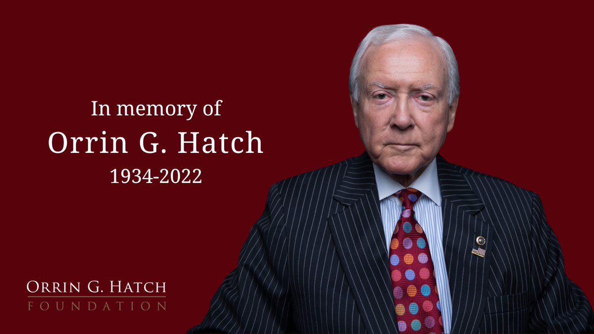 Orrin G. Hatch Foundation tweet media
