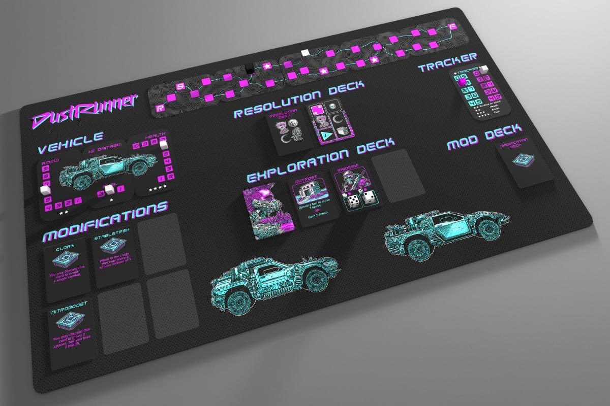 GreyGnomeGames's tweet image. Less than 50 backers away from 1000!! When we hit 1000 backers the price for Dustrunner will drop to the insane price of $12.44! Only 7 days remain! Join the Crowd Sale now! thegamecrafter.com/crowdsale/dust… #sologame #cyberpunk #Madmax #boardgame #bgg #scifi #cardgame #tabletopgaming