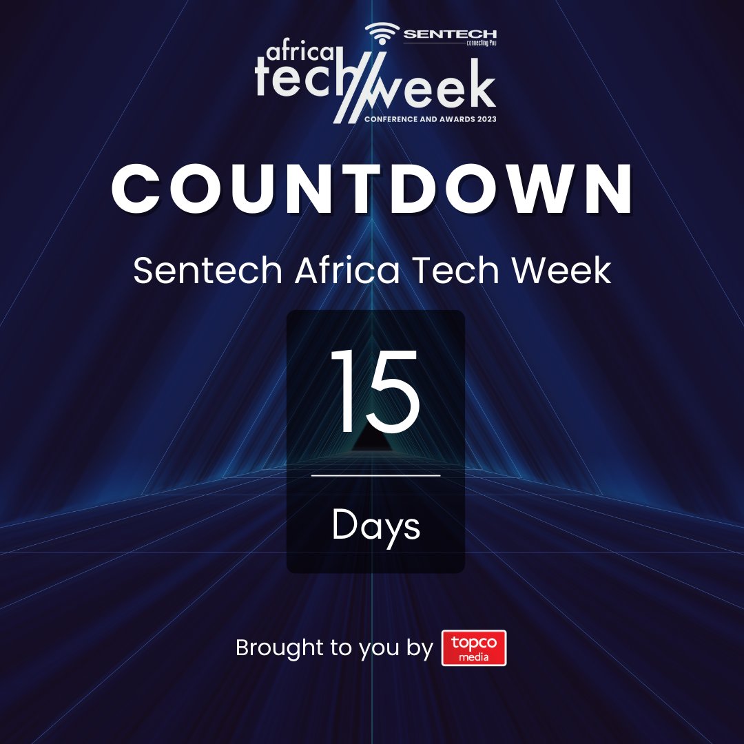 AfricaTechWeek's tweet photo. 15 days until the biggest tech event of the year! Join us at Africa Tech Week for the latest in tech innovation, networking with industry leaders, and more. Be part of the conversation that's changing the game. #ATW2023 #15DayCountdown #AfricaTech #Innovation https://t.co/aqm2v71ThB
