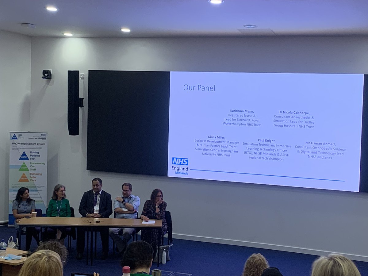SimiGen (@simigenwolvo) on Twitter photo Here is <a href="/karishma_mann/">Karishma Mann RN BSc MSc</a> , panel member at Midland Simulation Showcase, Q&A addressing the challenges faced in immersive simulation <a href="/SimWardWolvo/">SimWardWolverhampton</a> Here is <a href="/karishma_mann/">Karishma Mann RN BSc MSc</a> , panel member at Midland Simulation Showcase, Q&A addressing the challenges faced in immersive simulation <a href="/SimWardWolvo/">SimWardWolverhampton</a>