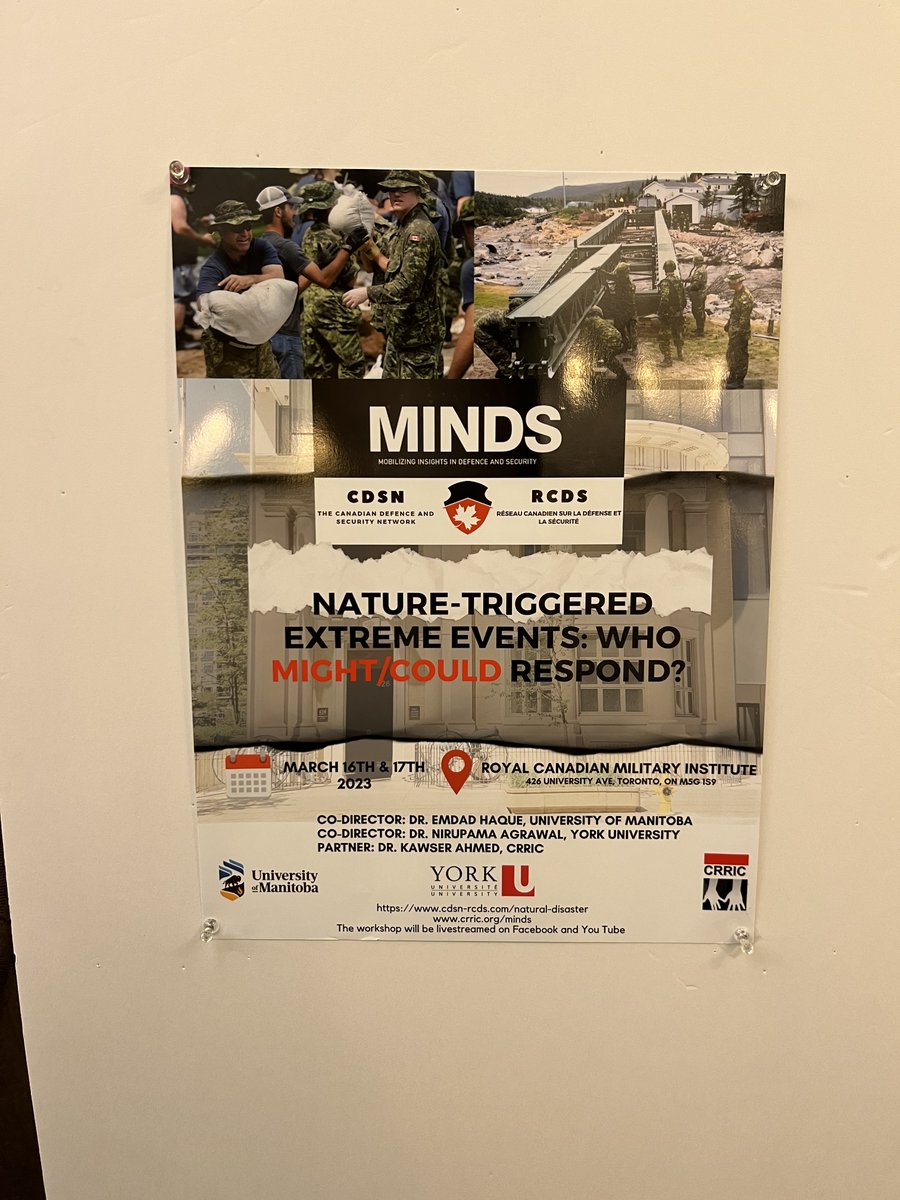 PreparedON's tweet photo. Our Deputy Minister was invited by @YorkUniversity to speak at the @rcmiHQ alongside the Manitoba Emergency Measures Organization and @4CdnDiv4DivCA about the collective goal of a safe, practiced and prepared Ontario.

Learn more: https://t.co/zJ94DhJfKp https://t.co/cty3CNifNq