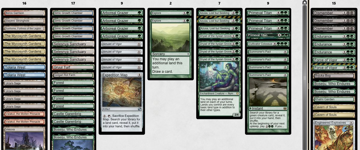 ParadoxEng1neer's tweet photo. Scrubbed out of the 20k at #SCGRICH, felt pretty bad going into the 5k, changed my list several times, but still went 5-2 for top 16. Played unbelievably poorly in round 6 to lose the mirror. https://t.co/srHLwKtwM8