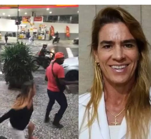 JosAntn70295004's tweet photo. A monstra bolsonarista e racista ( que na ampla maioria das vezes querem dizer a mesma coisa) deu sorte do entregador apenas se esquivar e não reagir. Se reagisse ele estaria certo também, e ela ferrada. Ela uma criminosa que tem que ser punida. Ele uma pessoa nobre e exemplar! https://t.co/h4PeoU2WMQ