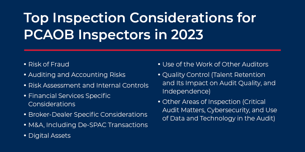 PCAOB_News on Twitter "To protect investors, what are top inspection
