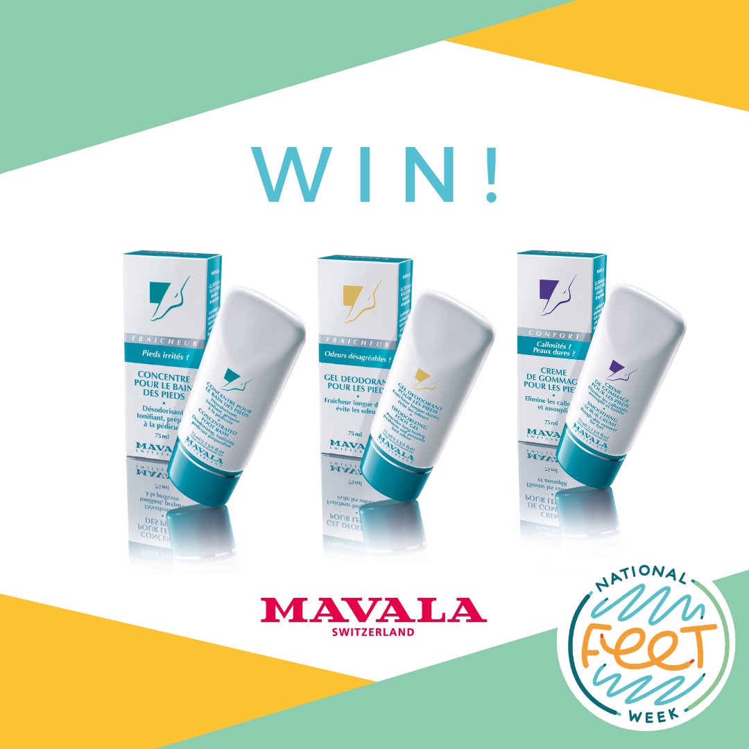 It's competition time! 🤩🦶

Head over to our Instagram page for your chance to win a Mavala bundle of Concentrated Foot Bath, Refreshing Foot Gel and Smoothing Scrub Cream for Feet.

#nationalfeetweek #competition #giveawayuk #prize #giveaways #giveawaytime