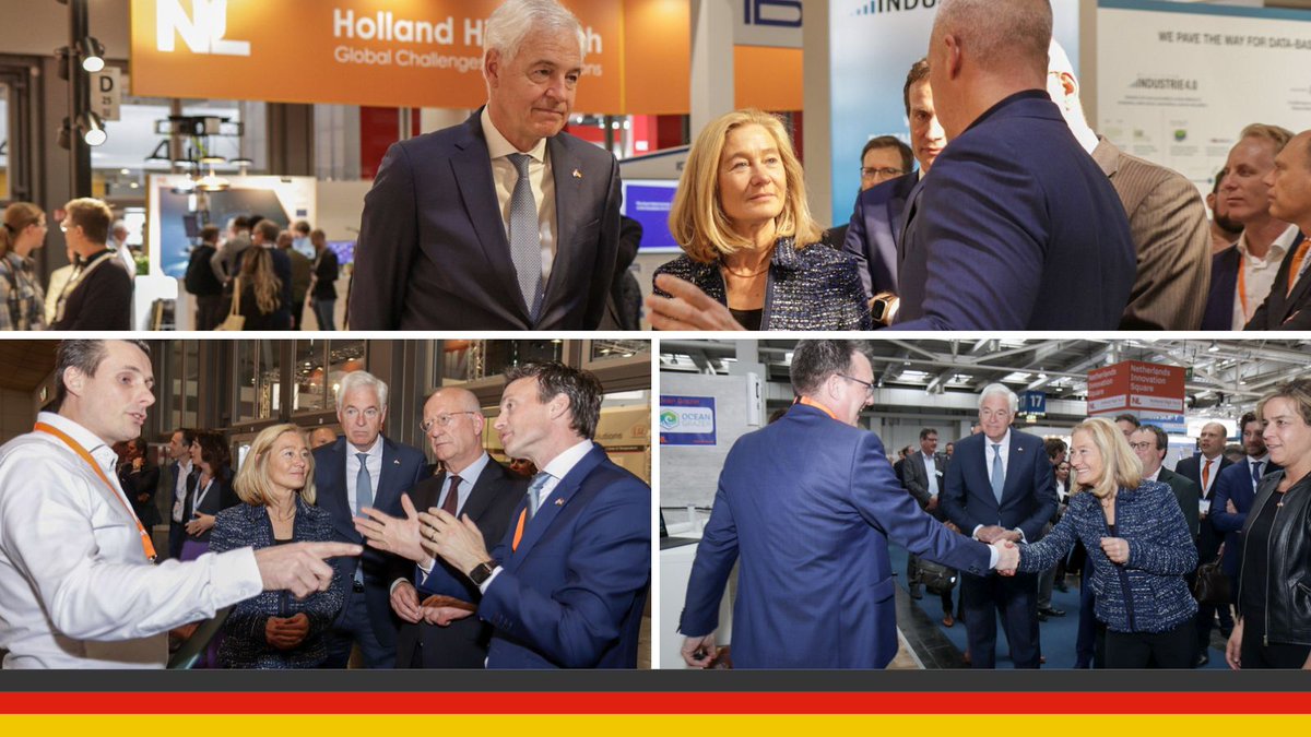 De Nederlandse minister van Economische Zaken bezocht het Holland High Tech Paviljoen. Daarna maakte zij een rondgang over de beurs en werd later vergezeld door de minister van Economische Zaken van NRW, Mona Neubaur.